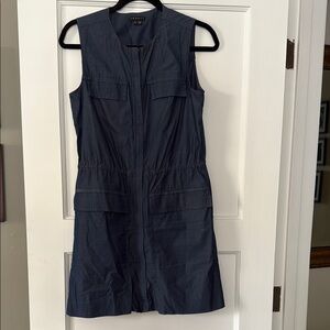 Theory Denim Blue Sleeveless Top